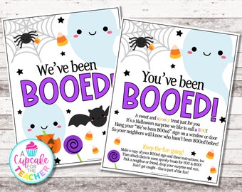 Halloween You've Been Booed | You've Been Booed | We've Been Booed | Neighborhood Tradition | Halloween Boo Kit | Instant Download