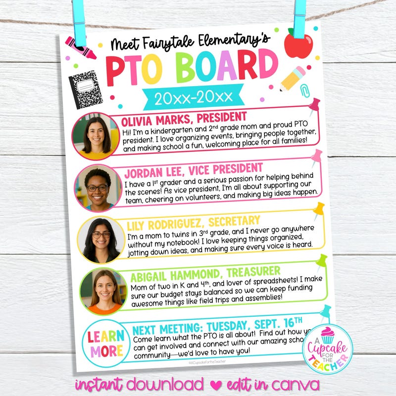 Parent Bulletin Board - Etsy