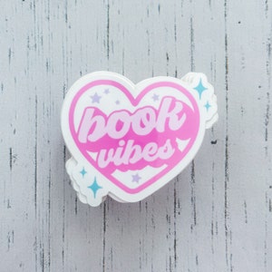 Book Vibes Sticker | Kindle Stickers | Reader Gift Stickers | Gifts for Readers | Booktok Decal | Book Lover Gift | Bookish Stickers