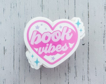 Pegatinas Book Vibes / Pegatinas Kindle / Pegatinas de regalo para lectores / Regalos para lectores / Calcomanía Booktok / Regalo para amantes de los libros / Pegatinas para amantes de los libros