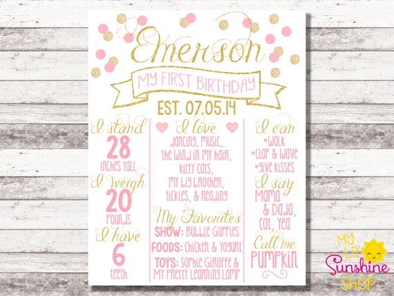 pink and gold birthday