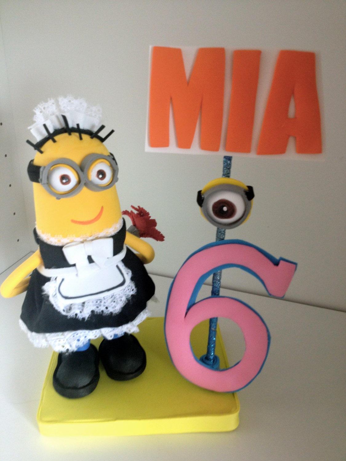 Despicable Me Minions Centerpiece Cake Topper Birthday