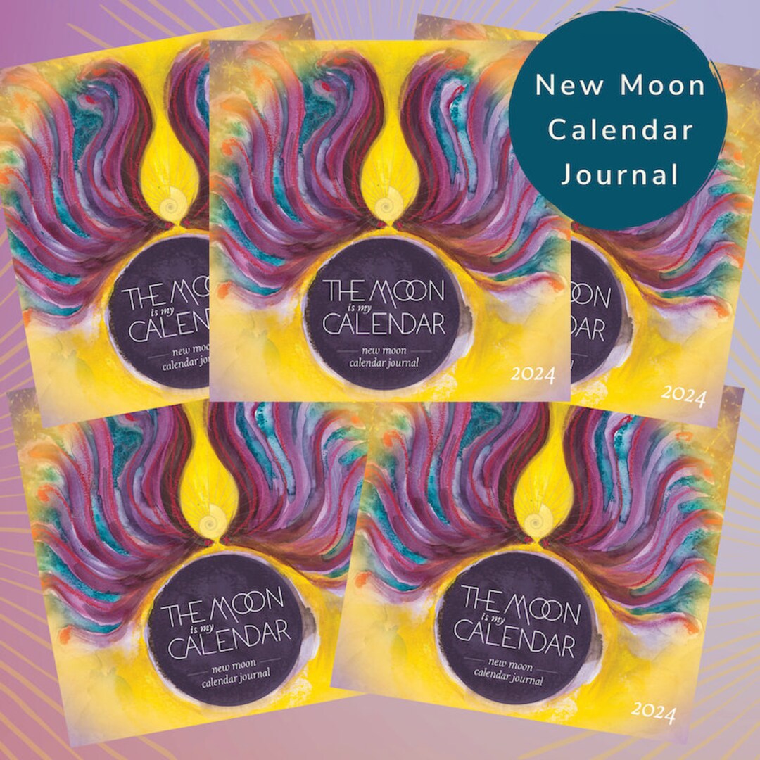 BULK New Moon Calendar Journal 2024 Etsy