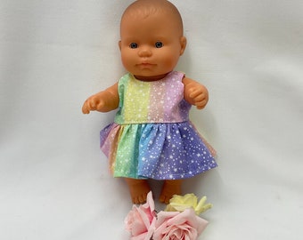 21 Cm Miniland Dress - Rainbow