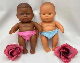 21 cm Miniland doll Knickers underware set of three