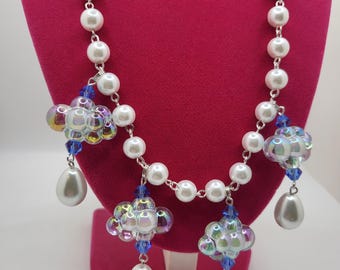 ANGELIC CLOUDS NECKLACE In Sky Blue