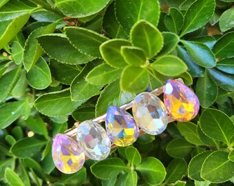 BEJEWELED LUX HAIRCLIP, Pink Crystal Hairclip