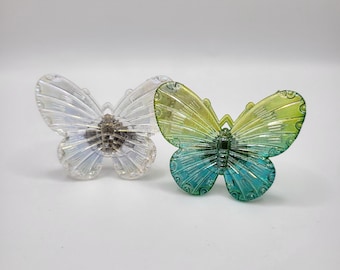 Oversized Butterfly Cocktail Ring: Adjustable Statement Ring