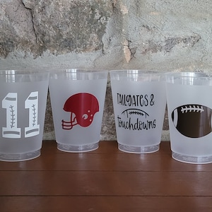 Tailgating Cups--Football Cups--Frost-Flex Shatterproof Cups