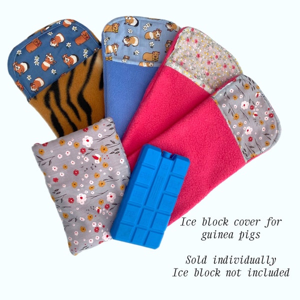 GUINEA PIG ice pack cover | reversible ice pack cover | sold individually