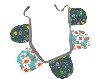 Guinea Pig Cage Bunting: Mixed Floral Print Decoration