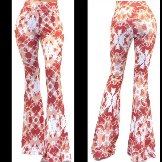 tie dye bell bottoms