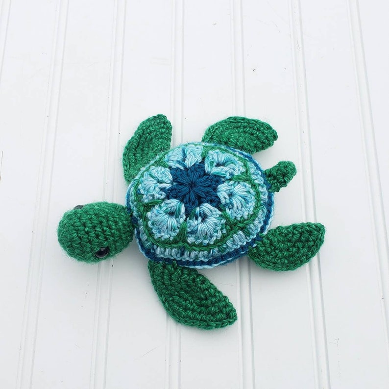 Crochet Sea Turtle Plush Sea Turtle Stuffed Animal Baby | Etsy