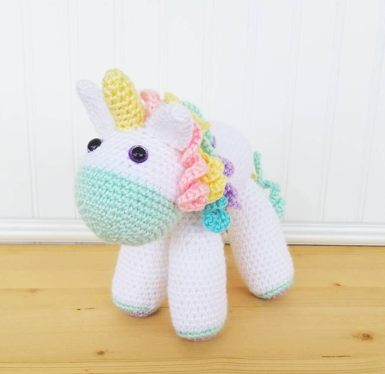 unicorn stuffed animal with babies