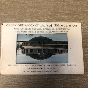 Collezione di cartoline della chiesa vintage