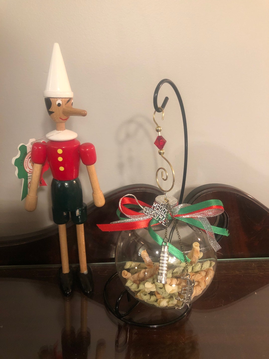 Custom Italian Christmas Ornament Etsy
