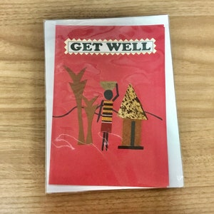 Banana Leaf Get Well Card