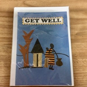 Banana Leaf Get Well Card