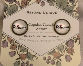 Minnie Mouse Princess Earrings