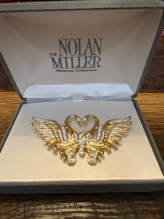 Vintage Nolan Miller Swan Brooch