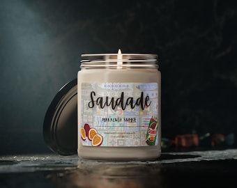 Portuguese Kitchen Sumol Maracuja passionfruit scented Soy Candle, 9oz