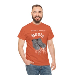 Andy Special Rootin Tootin Boots Unisex T-shirt i kraftig bomull