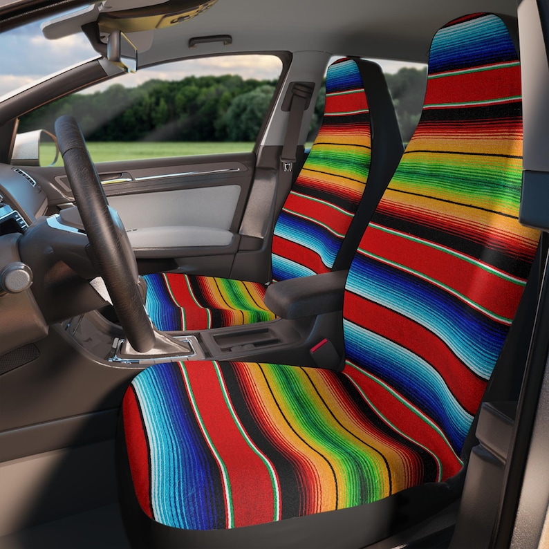 Coloful Mexican Baja Pet Car Seat Cover main image 0