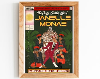Janelle Monae - Impresión Django Jane A4