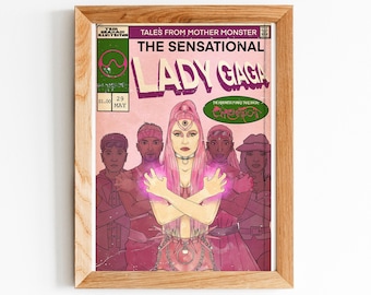 Lady Gaga - Impresión A4 de amor estúpido