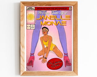 Janelle Monae - Hazme sentir Impresión A4