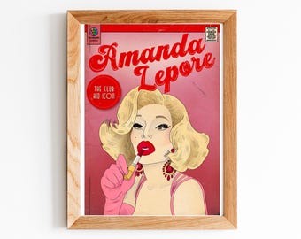 Impresión A4 de Amanda Lepore