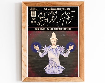 David Bowie - Cenizas a las cenizas A4 Impresión