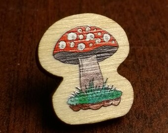 Toadstool Pin