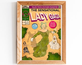 Lady Gaga - Impresión 911 A4