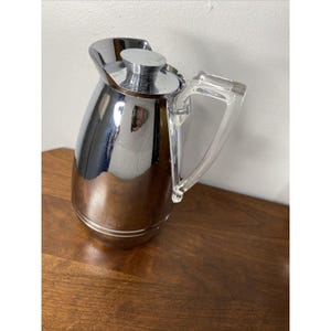 American Thermos Bottle Co. # 585 J Carafe Thermos Stainless Vintage MCM 1950s