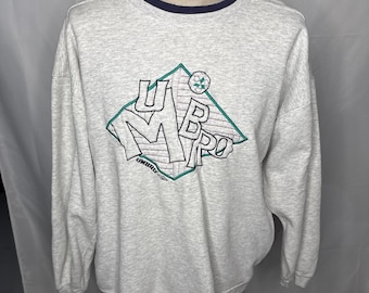 Vintage Umbro Soccer Sweatshirt USA 90s Crewneck Spellout XL Blue USA