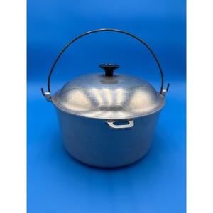 Vintage Household Institute Aluminum Stock Pot Lid Handle Camping Cookware