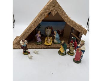 Zestaw 10 figurek do szopki bożonarodzeniowej firmy Fontanini Italy, Mary Joseph Jesus