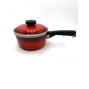 Vintage Club Aluminium Kochgeschirr rotSauce Pfanne Topf 1 Quart