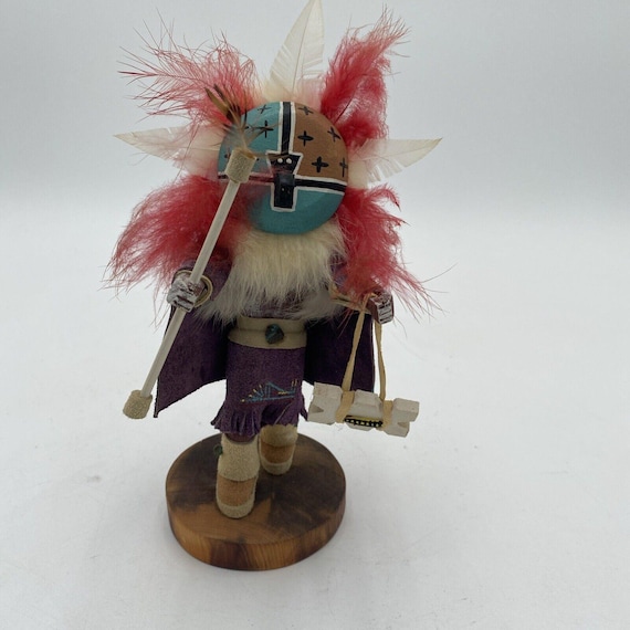 ヴィンテージ ナバホ族 カチーナ人形 チーフ レインディア 戦士