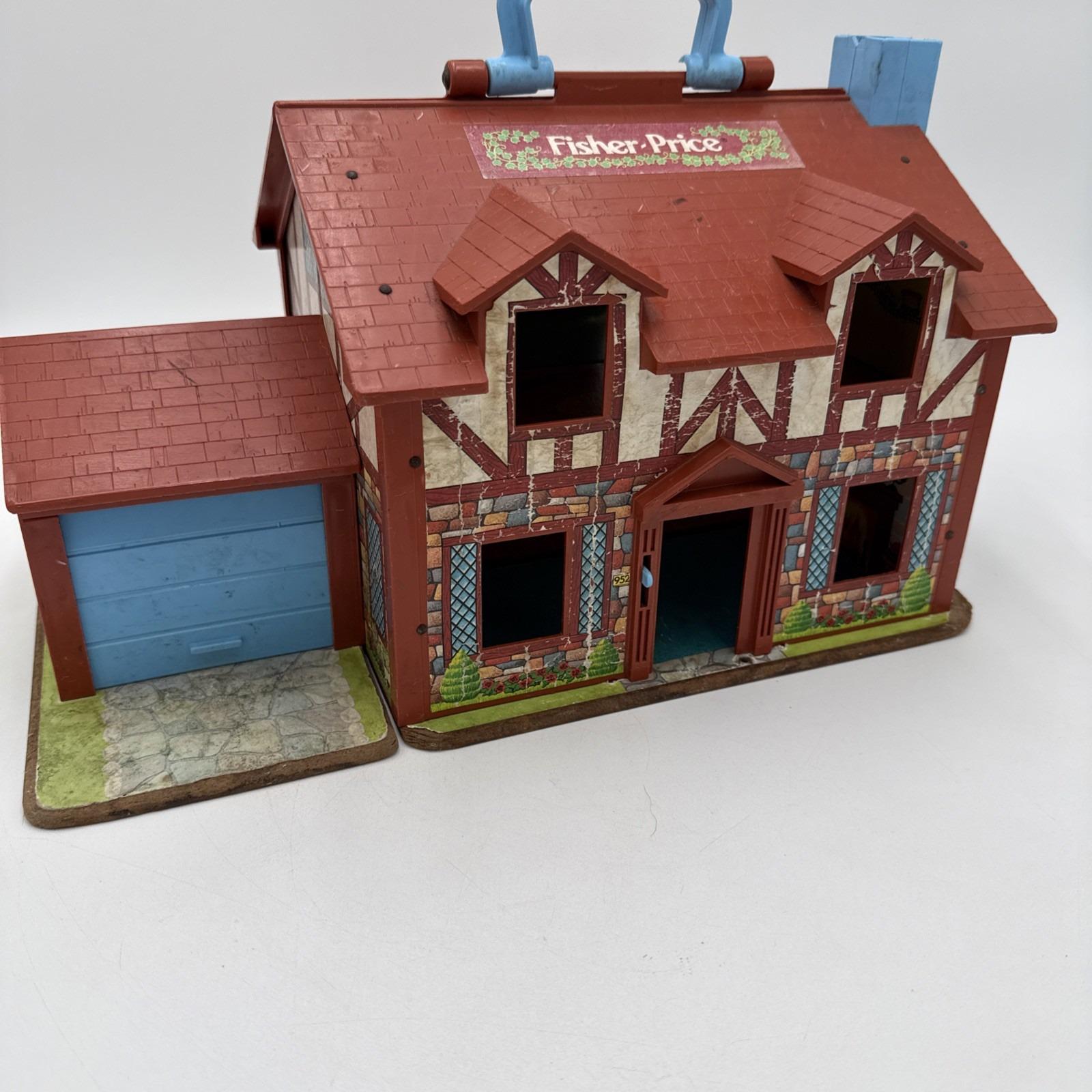 Fisher-Price Little People 952 House Base Driveway Lithos & Stickers – 1969-1979 Era – Water Resistant Reproductions