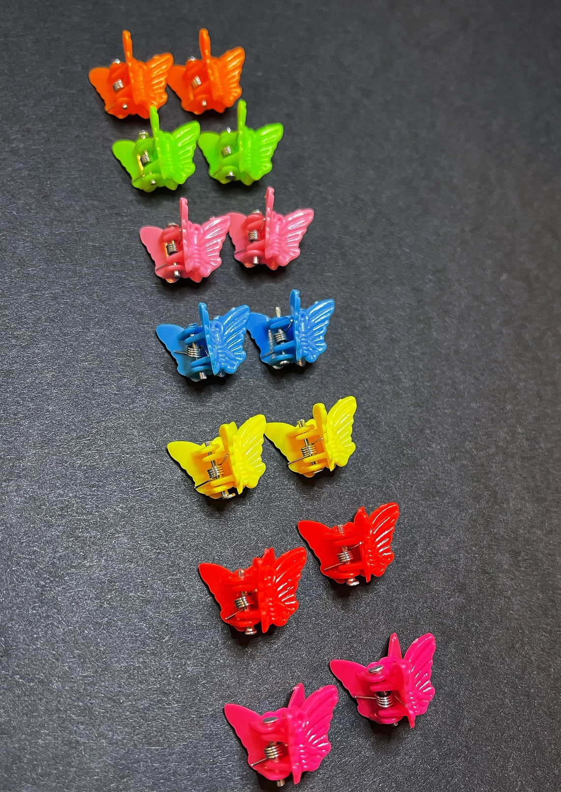 Mini Butterfly clips Etsy