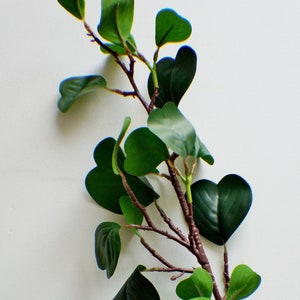 30&quot; Heart Shape Eucalyptus Spray, Greenery, Faux Eucalyptus Spray, Artificial Greens, Floral stems, Bouquet making, Wreath making