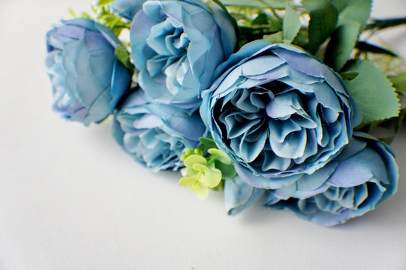 Garofani rossi fiori finti di seta Bouquet di fiori artificiali vacanza fiori finti matrimonio festa della mamma regali decorazioni per la casa  15