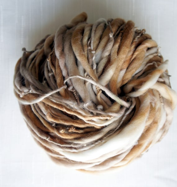 SALE Bulky Handspun Yarn Thick and Thin Yarn Art Yarn Knitting Supplies Crochet Supplies Etsy UK