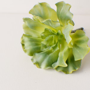 Faux Echeveria Succulent, ornamental succulent, ornamental cabbage, faux kale, faux cabbage stem, green cabbage stem, artificial succulent