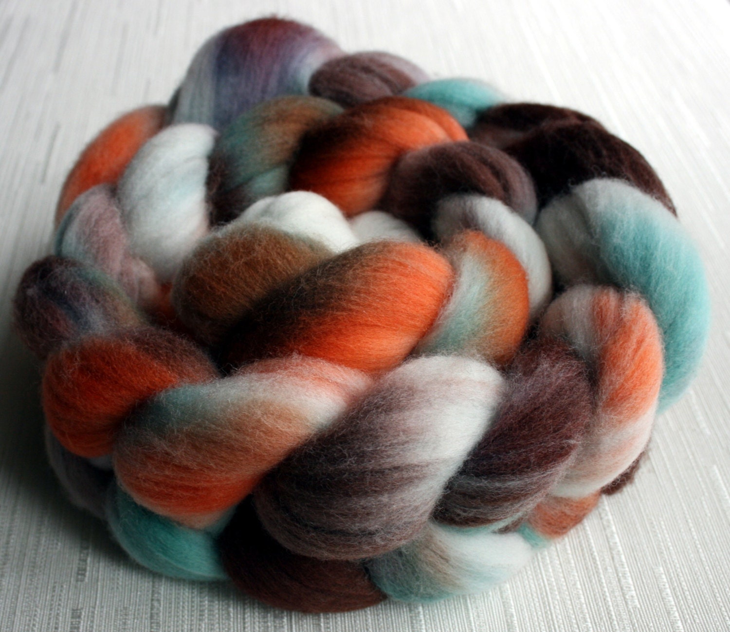 SALE Merino Wool Roving Hand Painted Felting or Spinning Etsy