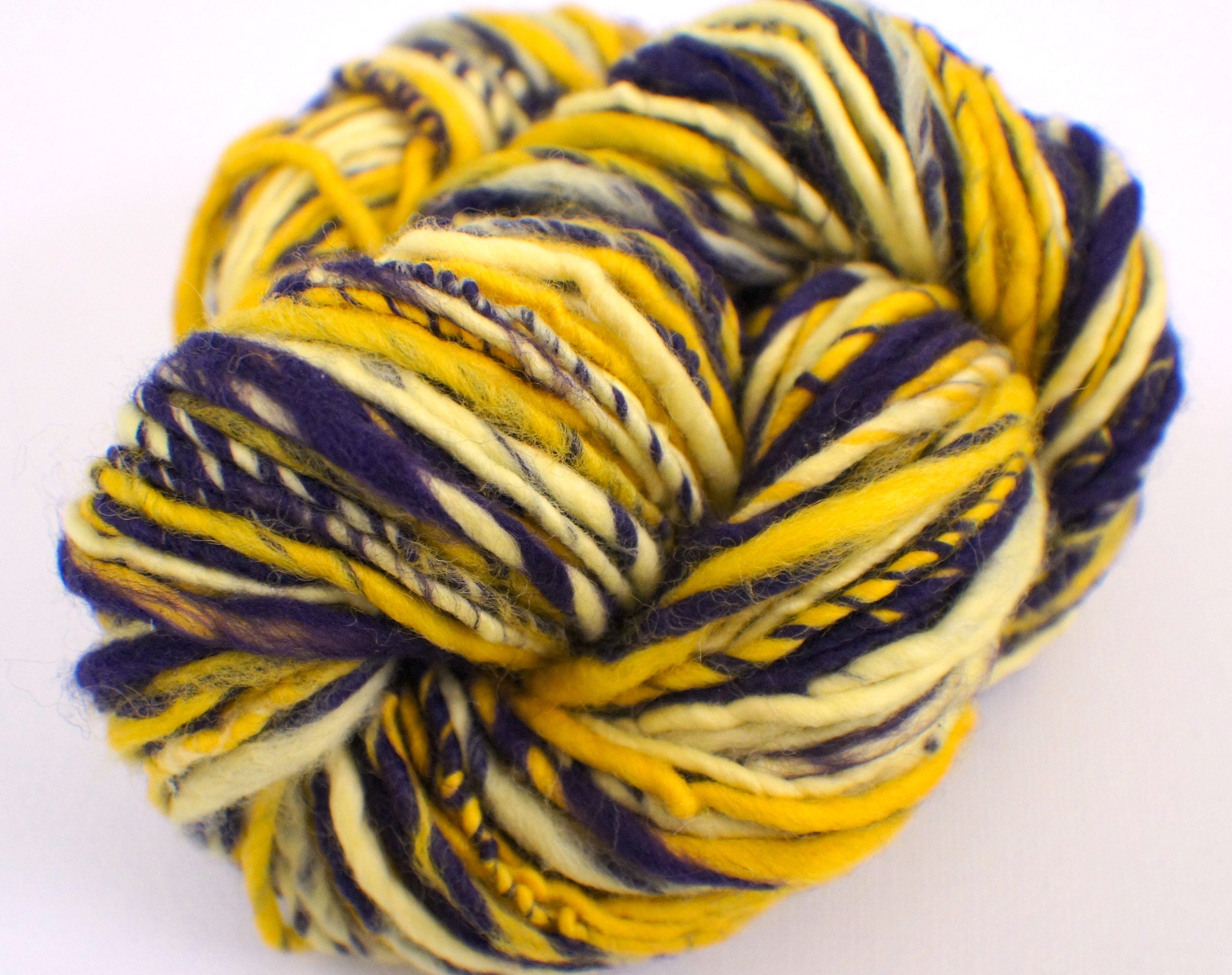 SALE Bulky Handspun Yarn Thick and Thin Yarn Art Yarn Etsy