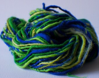 SALE: Bulky handspun yarn, Thick and Thin Yarn, Art Yarn, knitting supplies crochet supplies