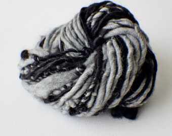 SALE: Bulky handspun yarn, Thick and Thin Yarn, Art Yarn, knitting supplies crochet supplies